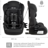 Удерживающее устройство для детей SIGER НЕКСТ ISOFIX черный гр. I/II/III KRES4174